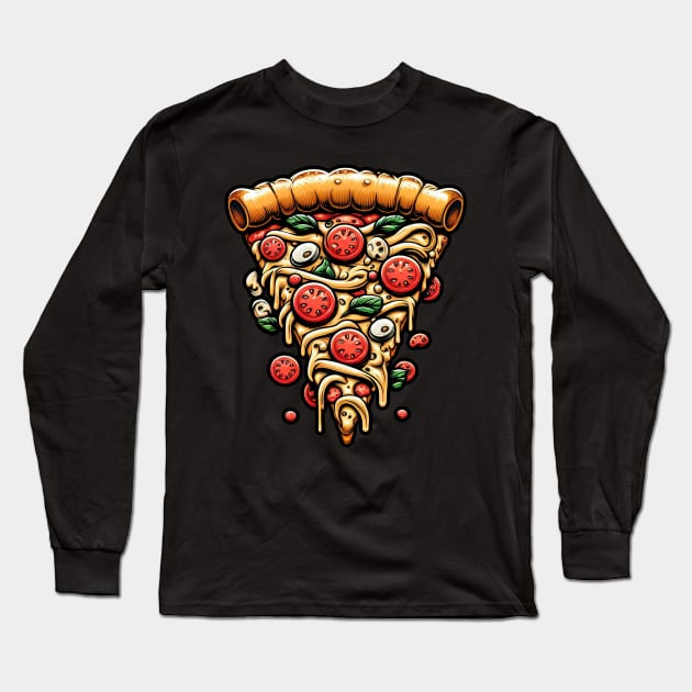 PIZZA Long Sleeve T-Shirt by T-Shirt Paradise